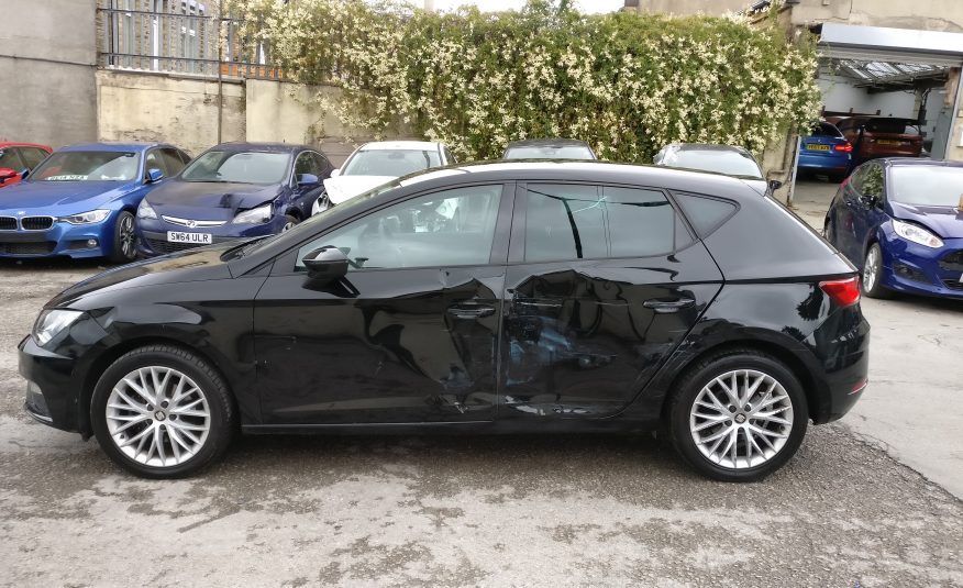 2017 67 SEAT LEON 1.6 TDI SE DYNAMIC TECHNOLOGY UNRECORDED DAMAGED SALVAGE