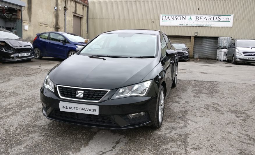 2017 67 SEAT LEON 1.6 TDI SE DYNAMIC TECHNOLOGY UNRECORDED DAMAGED SALVAGE