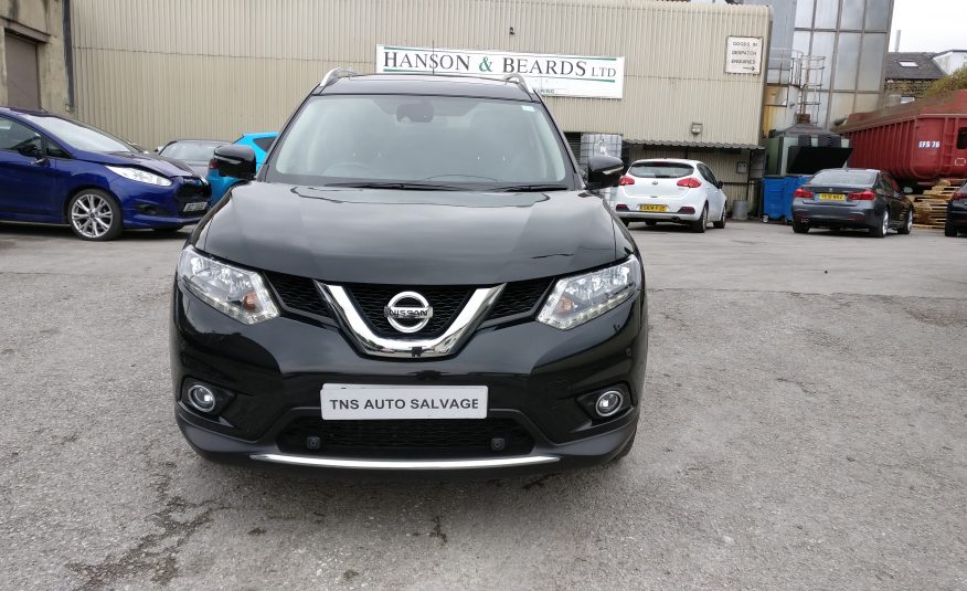 2017 17 NISSAN X-TRAIL N-VISION 1.6 DCI 4X4 UNRECORDED DAMAGED SALVAGE