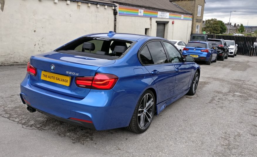 2017 67 BMW 3 SERIES 320D M SPORT AUTO SHADOW EDITION CAT S DAMAGED SALVAGE