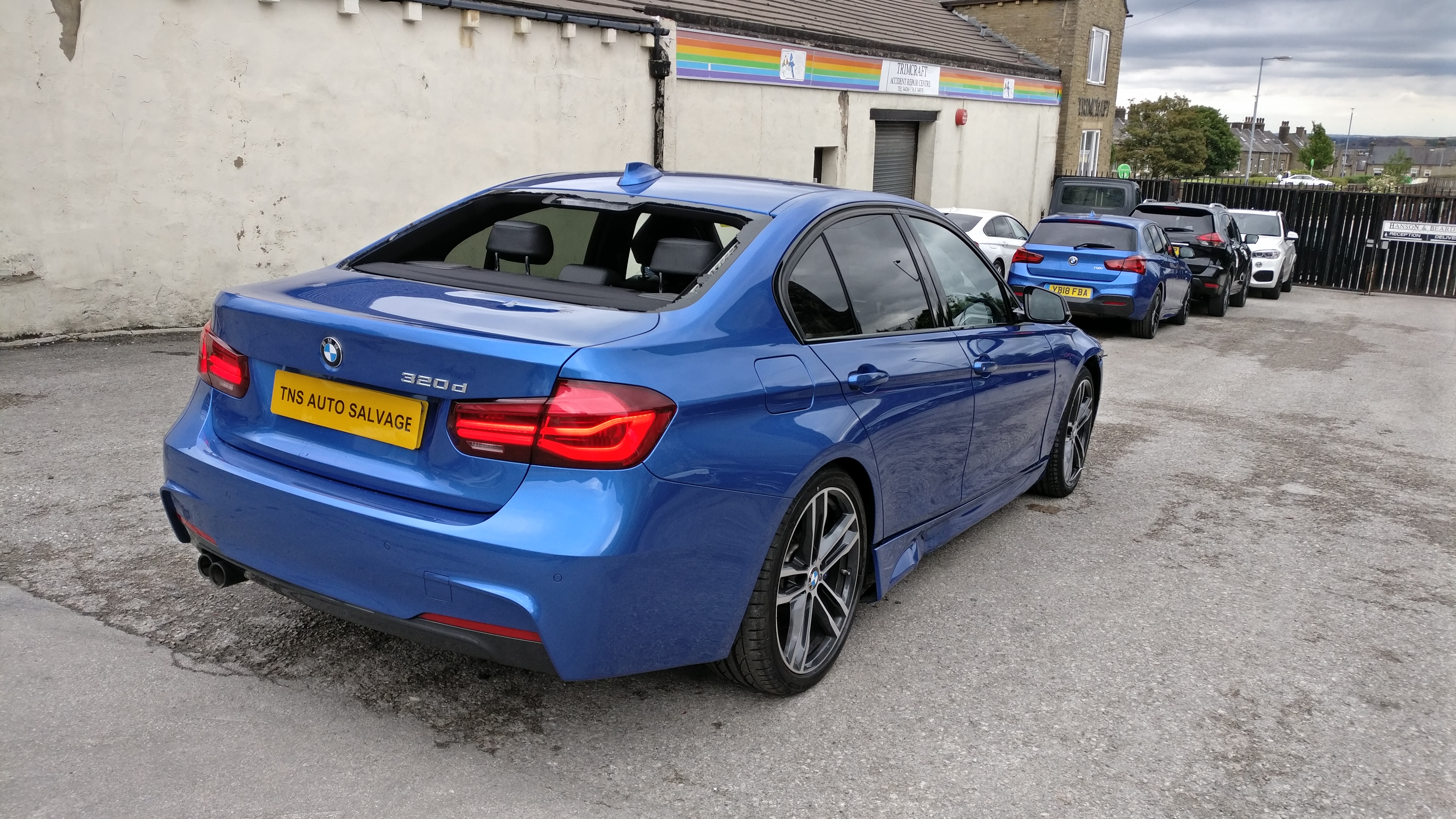 2017 67 BMW 3 SERIES 320D M SPORT AUTO SHADOW EDITION CAT S DAMAGED SALVAGE