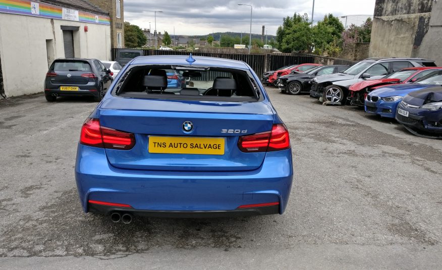 2017 67 BMW 3 SERIES 320D M SPORT AUTO SHADOW EDITION CAT S DAMAGED SALVAGE