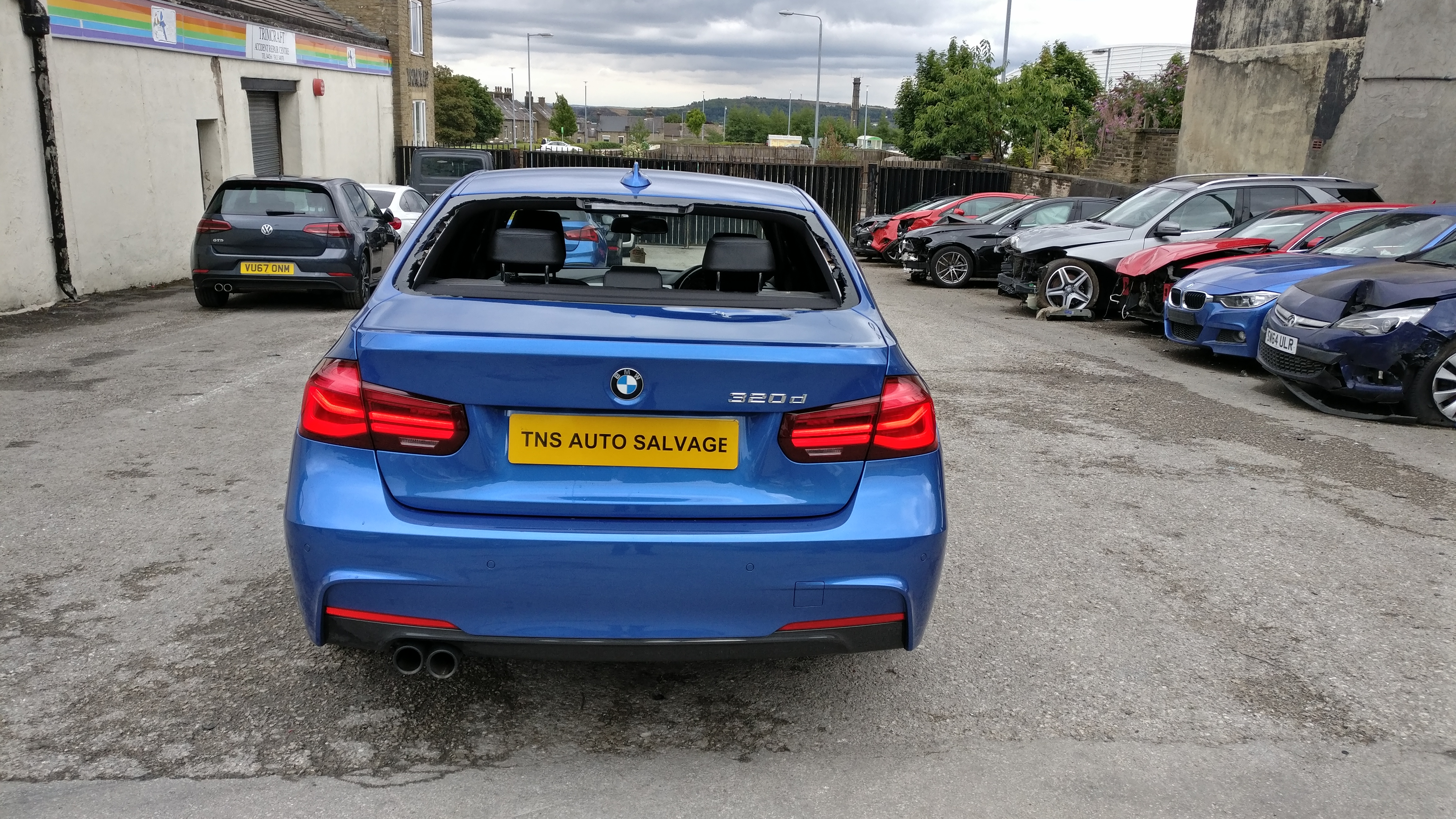 2017 67 BMW 3 SERIES 320D M SPORT AUTO SHADOW EDITION CAT S DAMAGED SALVAGE