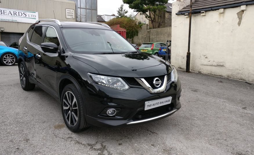 2017 17 NISSAN X-TRAIL N-VISION 1.6 DCI 4X4 UNRECORDED DAMAGED SALVAGE