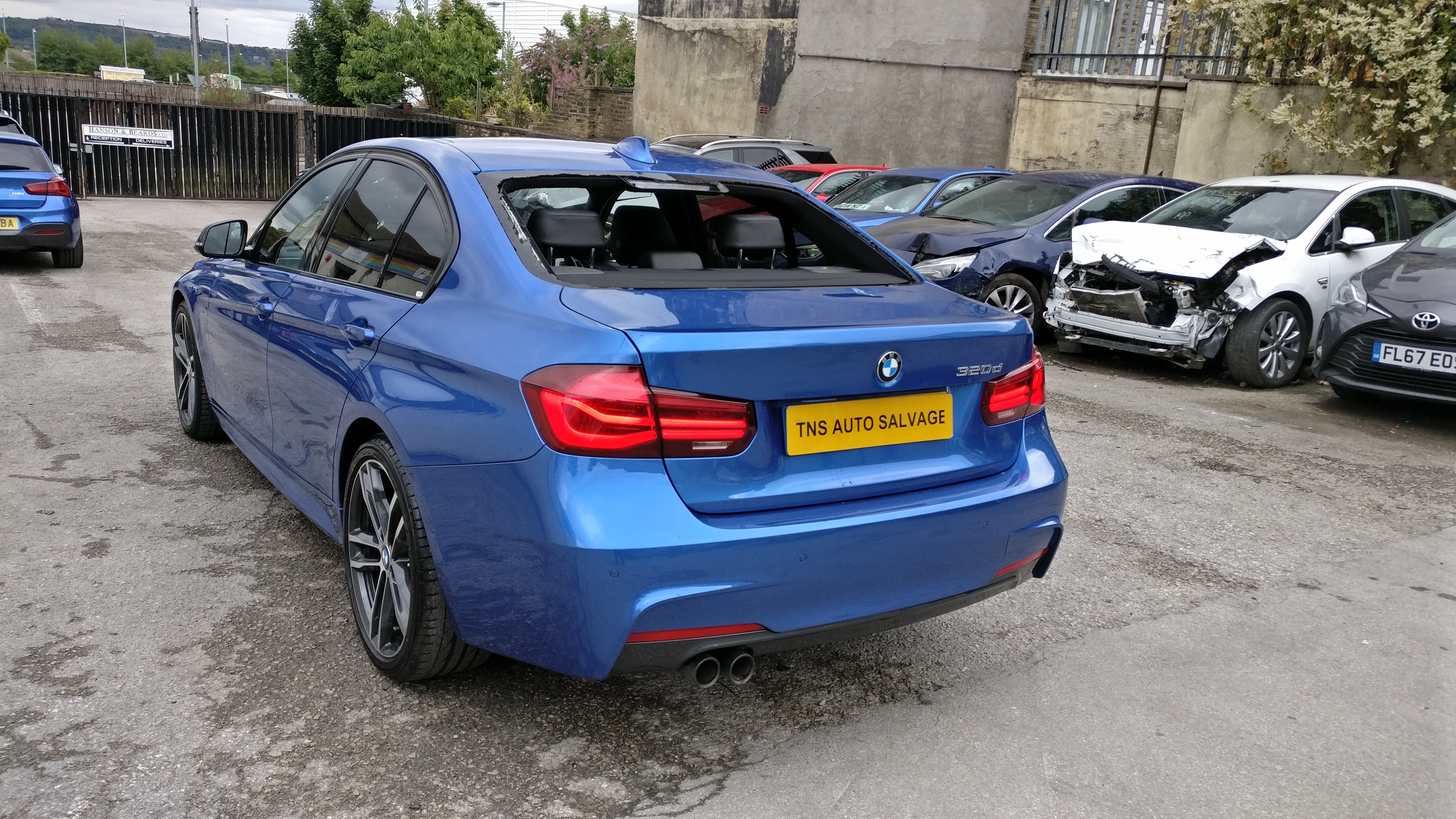 2017 67 BMW 3 SERIES 320D M SPORT AUTO SHADOW EDITION CAT S DAMAGED SALVAGE