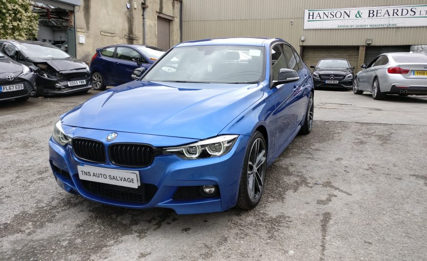 2017 67 BMW 3 SERIES 320D M SPORT AUTO SHADOW EDITION CAT S DAMAGED SALVAGE