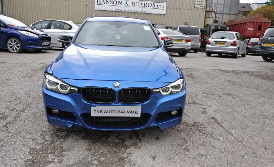 2017 67 BMW 3 SERIES 320D M SPORT AUTO SHADOW EDITION CAT S DAMAGED SALVAGE