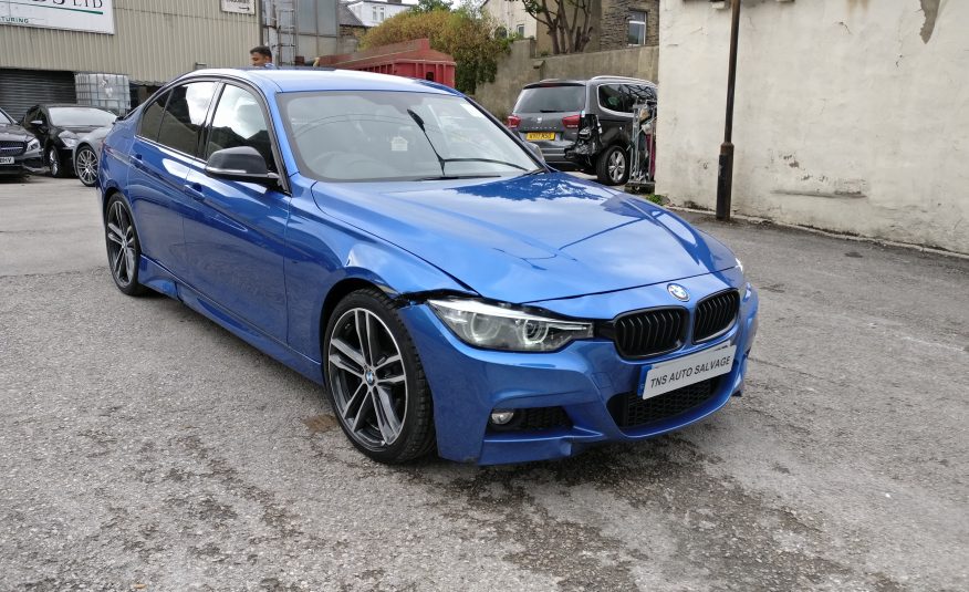 2017 67 BMW 3 SERIES 320D M SPORT AUTO SHADOW EDITION CAT S DAMAGED SALVAGE