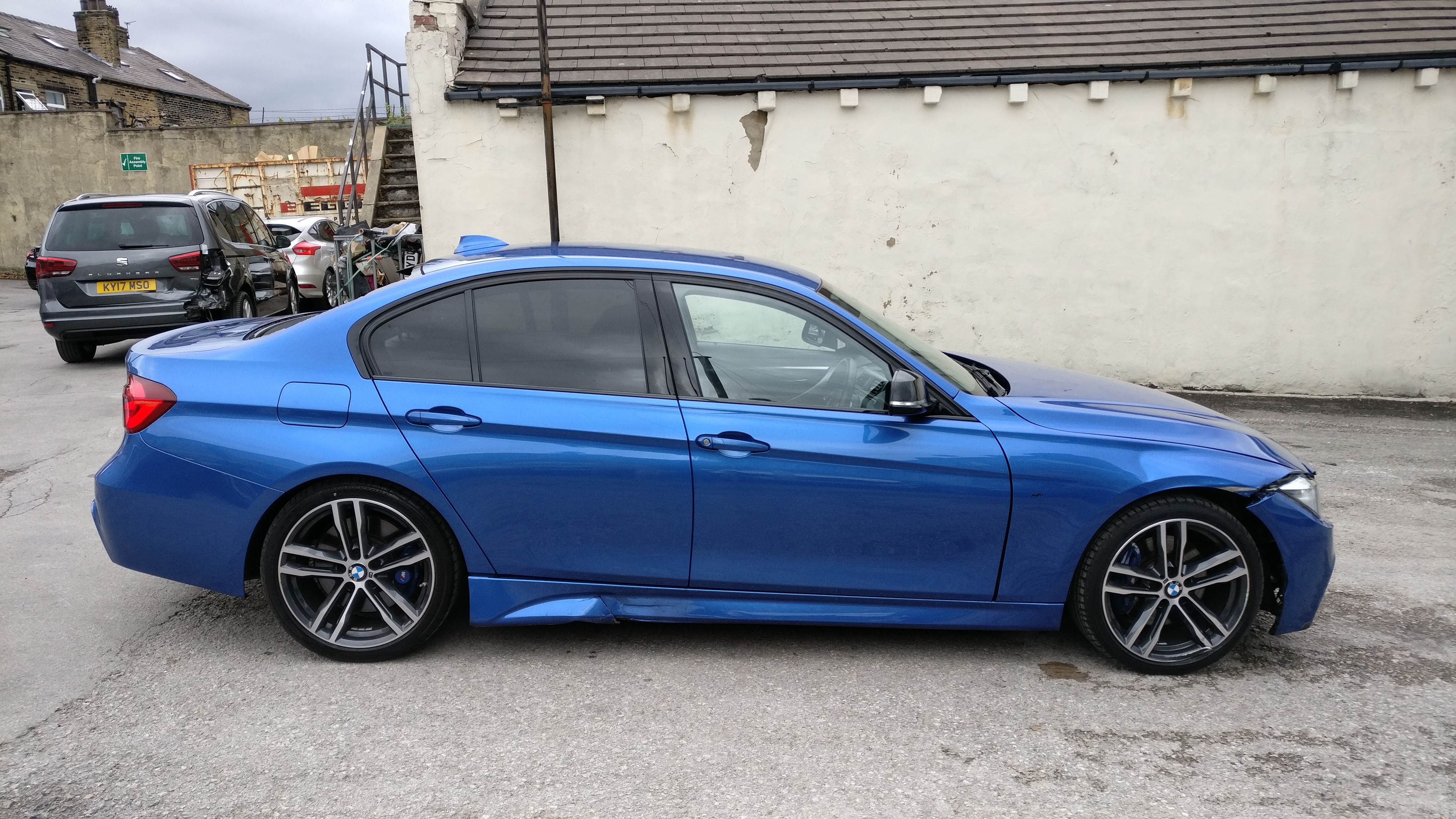 2017 67 BMW 3 SERIES 320D M SPORT AUTO SHADOW EDITION CAT S DAMAGED SALVAGE