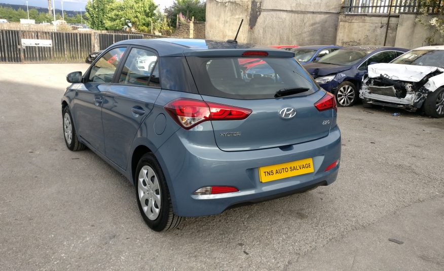 2018 18 HYUNDAI i20 1.2L S AIR MPI UNRECORDED