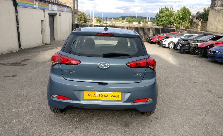 2018 18 HYUNDAI i20 1.2L S AIR MPI UNRECORDED