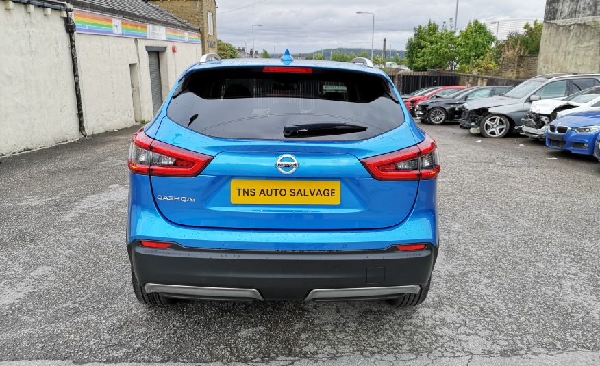 2018 18 NISSAN QASHQAI N-CONNECTA 1.5 DCI GLASS ROOF UNRECORDED DAMAGED SALVAGE