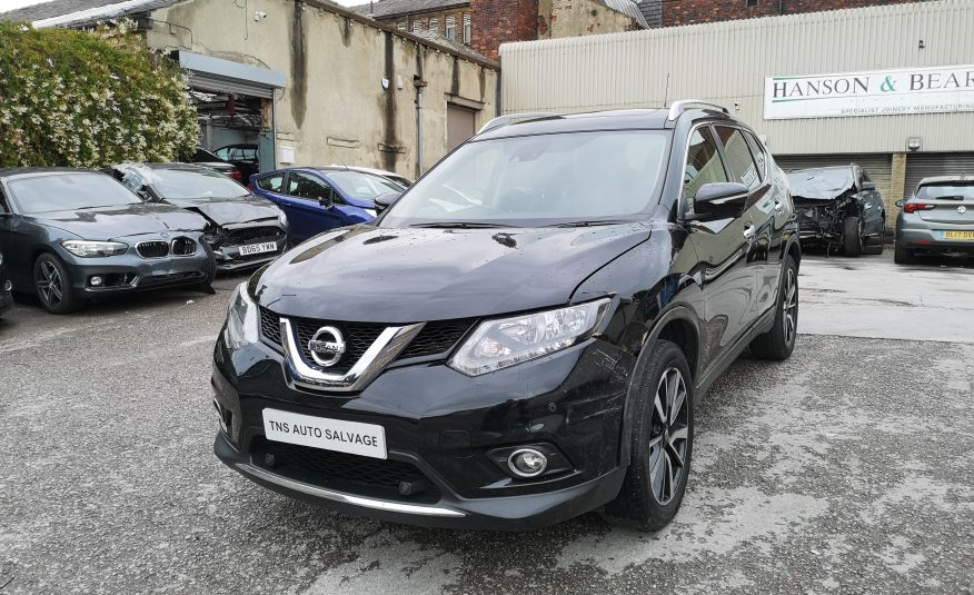 2017 17 NISSAN X-TRAIL N-VISION 1.6 DCI 4X4 UNRECORDED DAMAGED SALVAGE