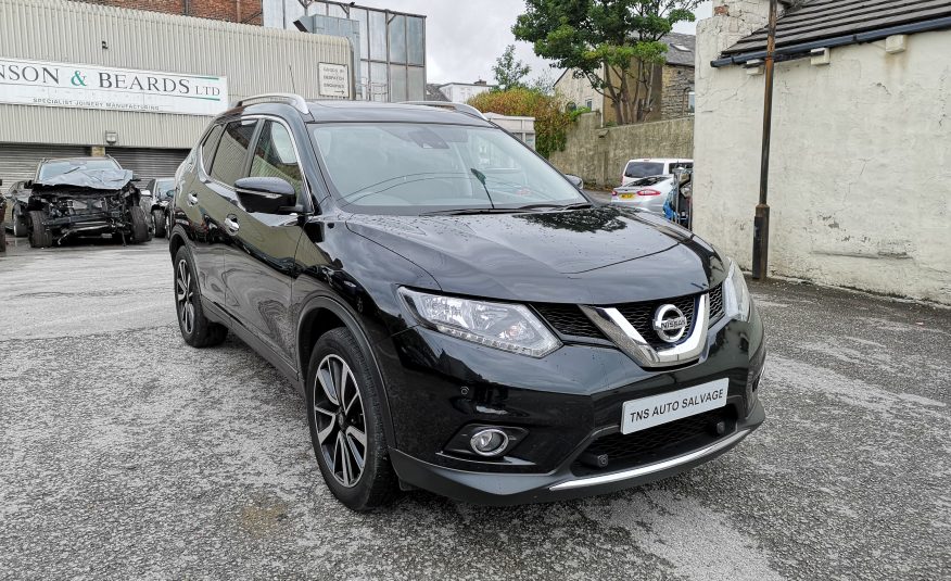 2017 17 NISSAN X-TRAIL N-VISION 1.6 DCI 4X4 UNRECORDED DAMAGED SALVAGE