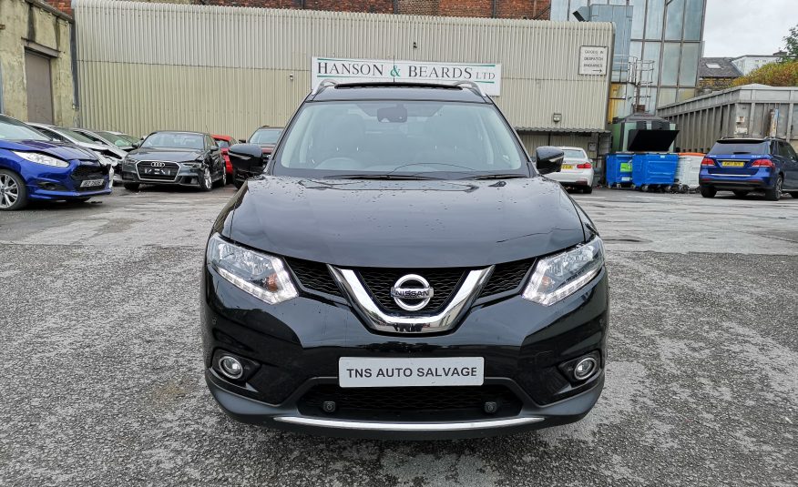 2017 17 NISSAN X-TRAIL N-VISION 1.6 DCI 4X4 UNRECORDED DAMAGED SALVAGE