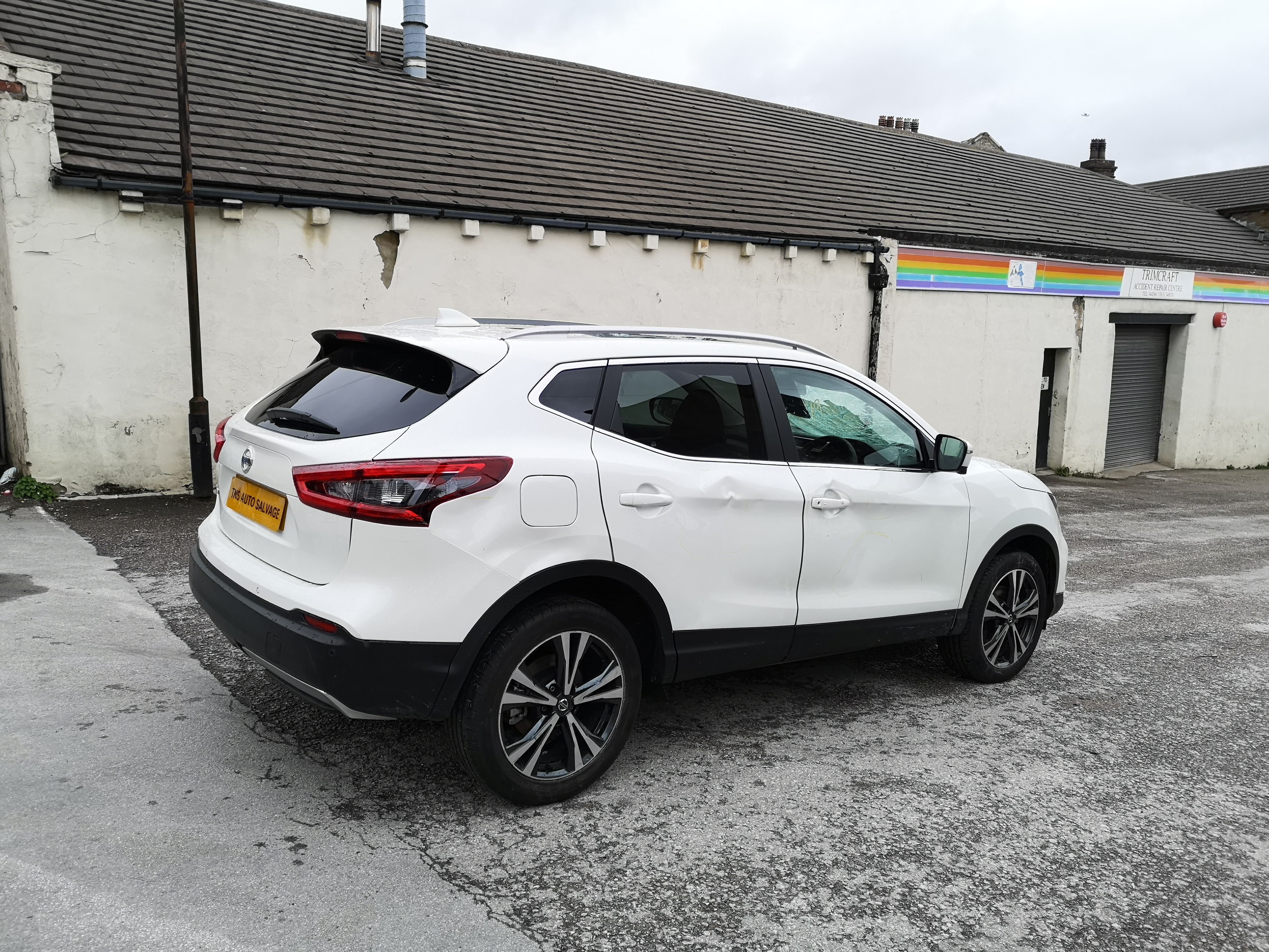 2018 18 NISSAN QASHQAI N-CONNECTA 1.5 DCI GLASS ROOF UNRECORDED DAMAGED SALVAGE