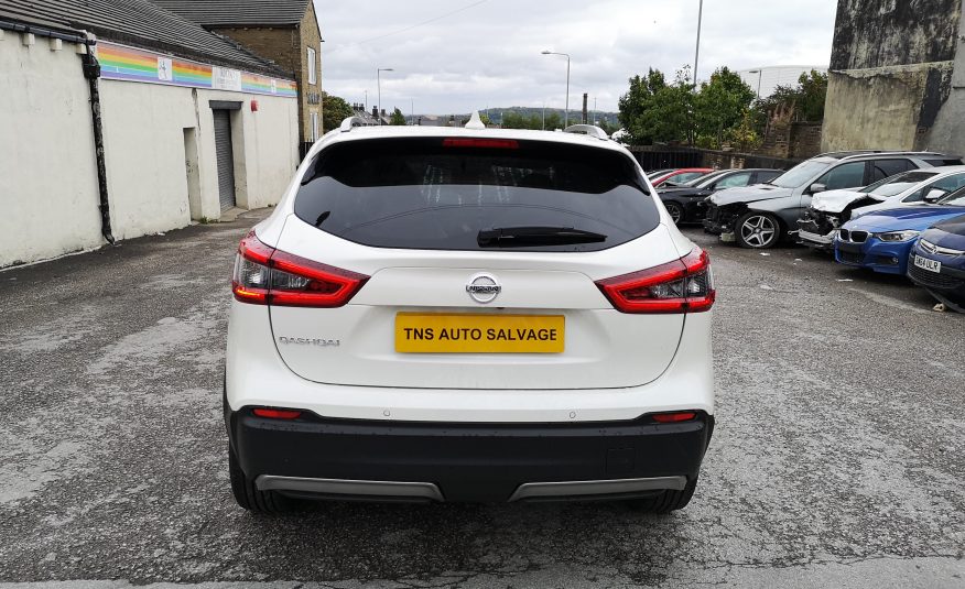 2018 18 NISSAN QASHQAI N-CONNECTA 1.5 DCI GLASS ROOF UNRECORDED DAMAGED SALVAGE