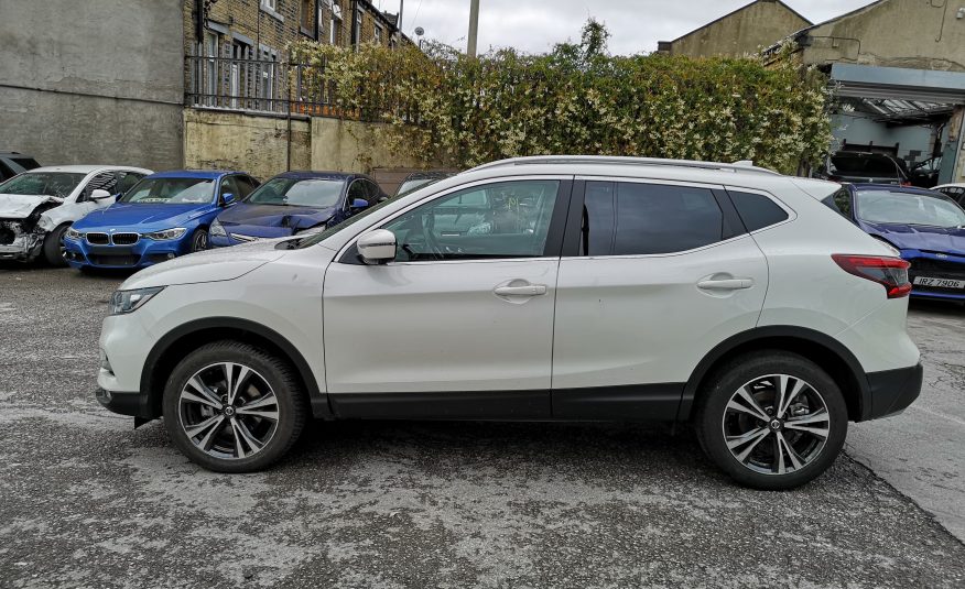 2018 18 NISSAN QASHQAI N-CONNECTA 1.5 DCI GLASS ROOF UNRECORDED DAMAGED SALVAGE