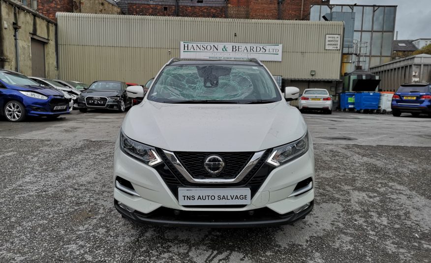 2018 18 NISSAN QASHQAI N-CONNECTA 1.5 DCI GLASS ROOF UNRECORDED DAMAGED SALVAGE