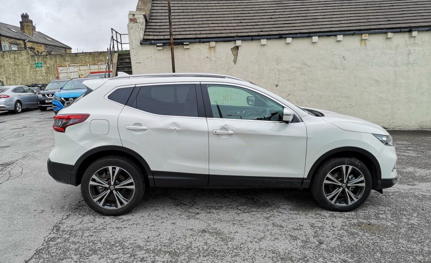 2018 18 NISSAN QASHQAI N-CONNECTA 1.5 DCI GLASS ROOF UNRECORDED DAMAGED SALVAGE