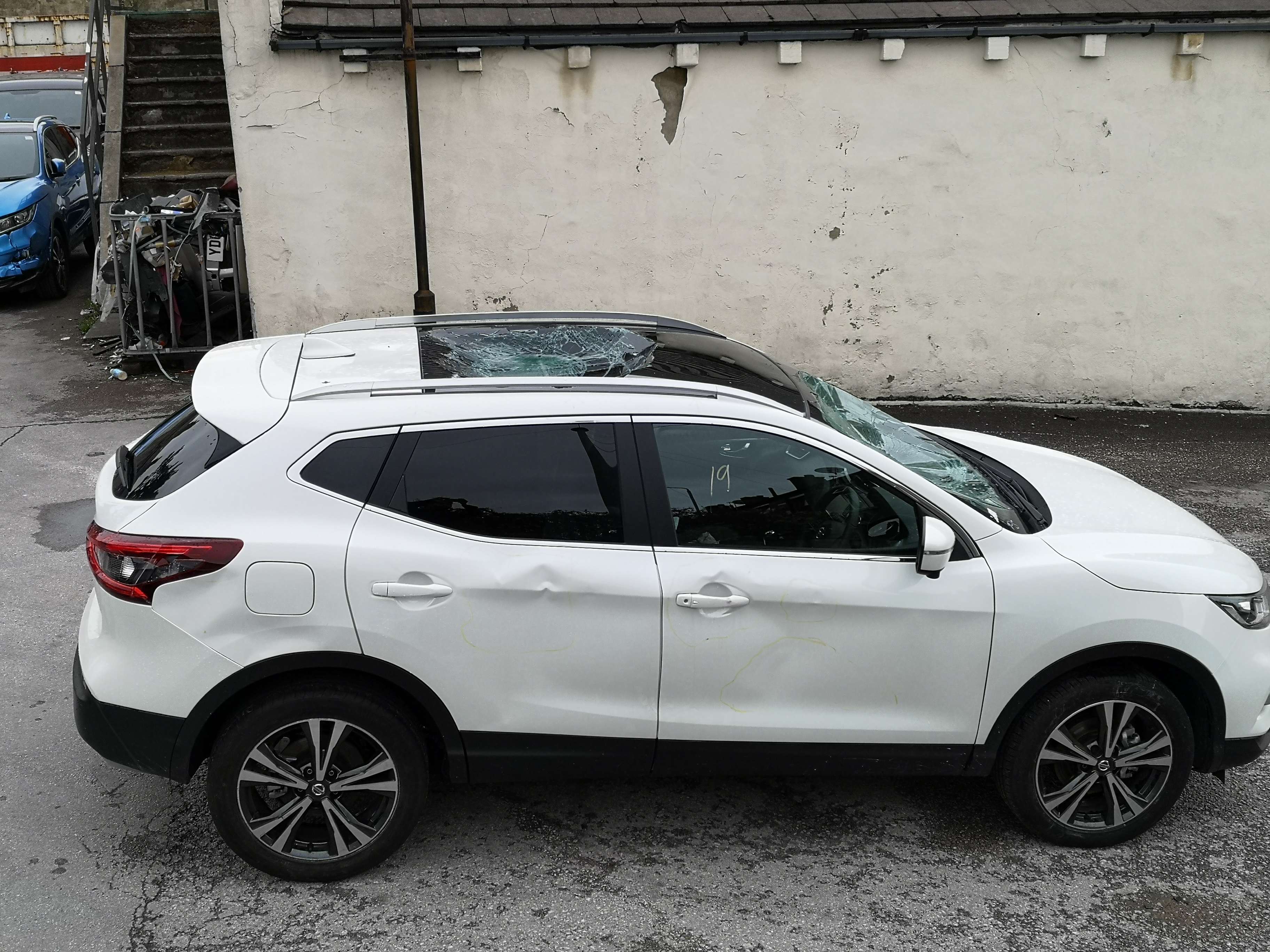 2018 18 NISSAN QASHQAI N-CONNECTA 1.5 DCI GLASS ROOF UNRECORDED DAMAGED SALVAGE