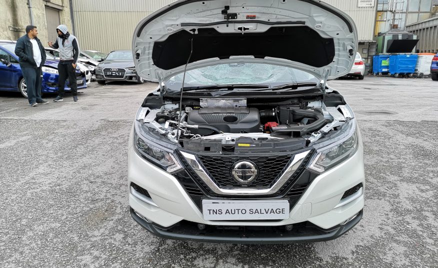 2018 18 NISSAN QASHQAI N-CONNECTA 1.5 DCI GLASS ROOF UNRECORDED DAMAGED SALVAGE