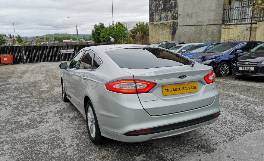 2017 FORD MONDEO ZETEC 2.0TDCi ECONETIC SATNAV UNRECORDED DAMAGED SALVAGE