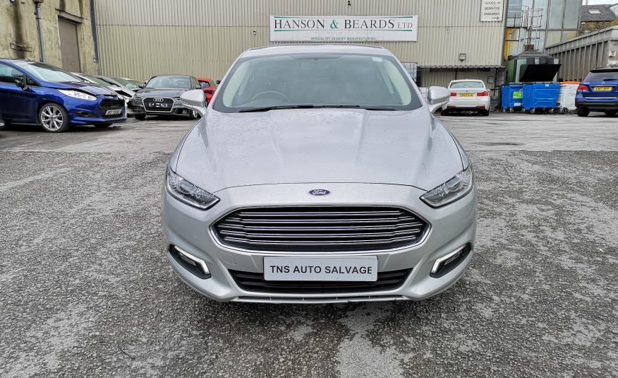 2017 FORD MONDEO ZETEC 2.0TDCi ECONETIC SATNAV UNRECORDED DAMAGED SALVAGE