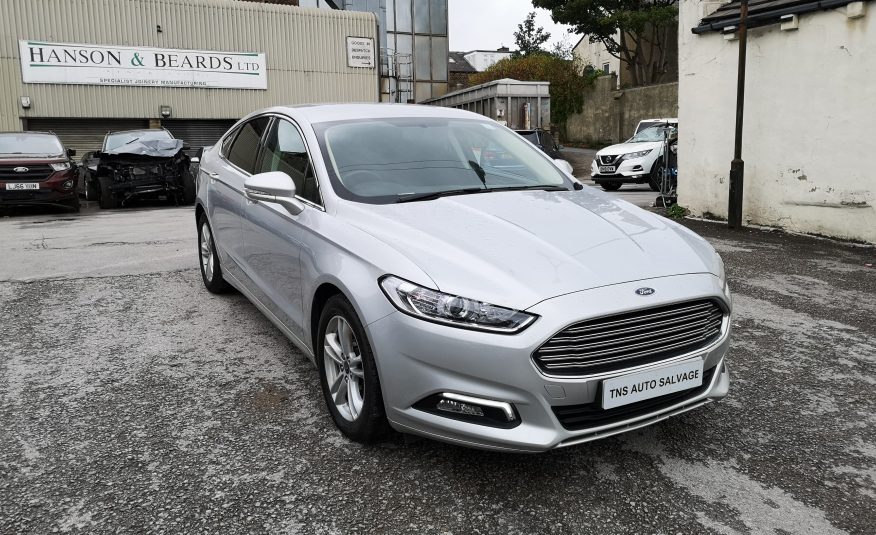 2017 FORD MONDEO ZETEC 2.0TDCi ECONETIC SATNAV UNRECORDED DAMAGED SALVAGE