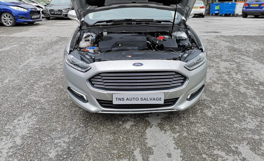 2017 FORD MONDEO ZETEC 2.0TDCi ECONETIC SATNAV UNRECORDED DAMAGED SALVAGE