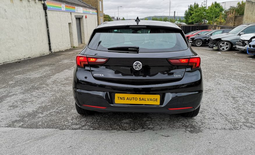 2017 (17) VAUXHALL ASTRA 1.6 CDTI ELITE NAV UNRECORDED DAMAGED SALVAGE