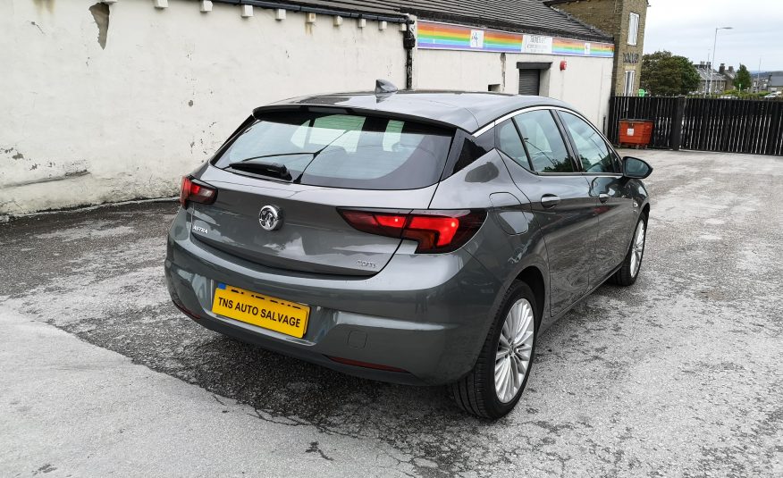 2017 (17) VAUXHALL ASTRA 1.6 CDTI AUTO ELITE NAV UNRECORDED DAMAGED SALVAGE