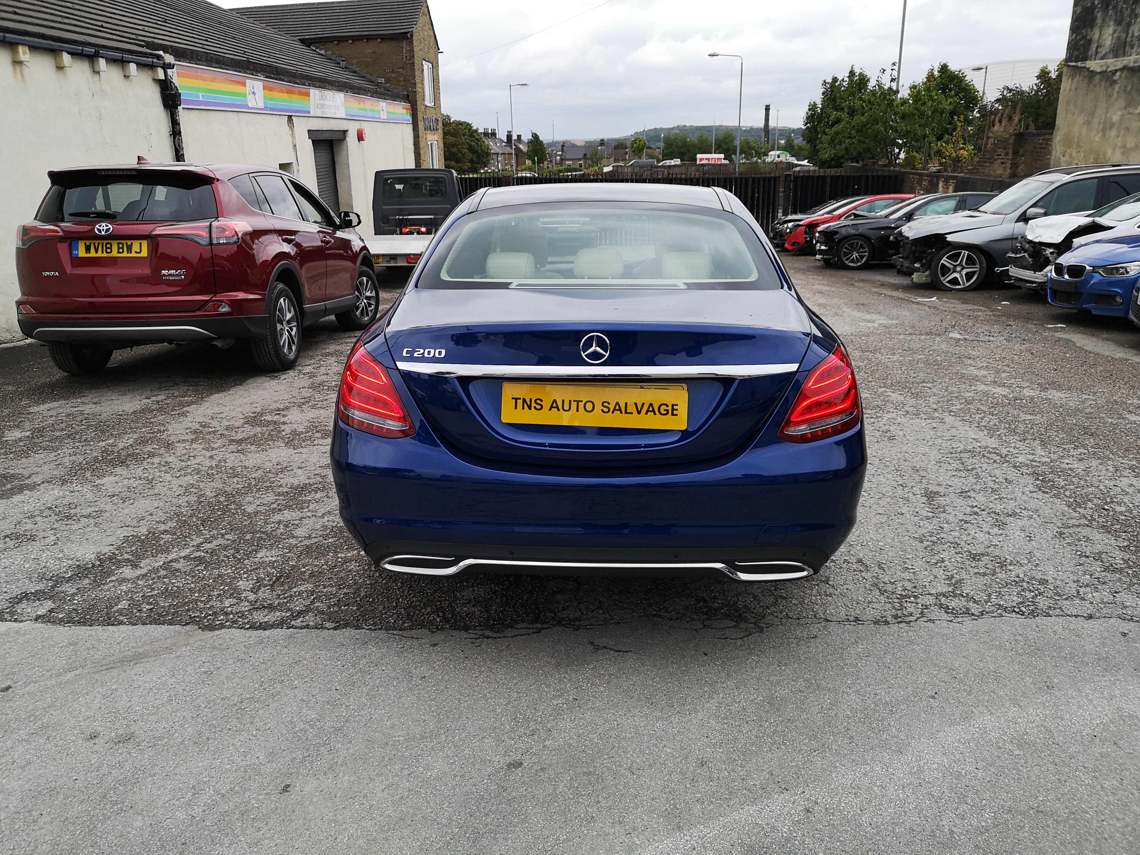 2018 MERCEDES-BENZ C CLASS C200 SPORT PREMIUM AUTO UNRECORDED DAMAGED SALVAGE