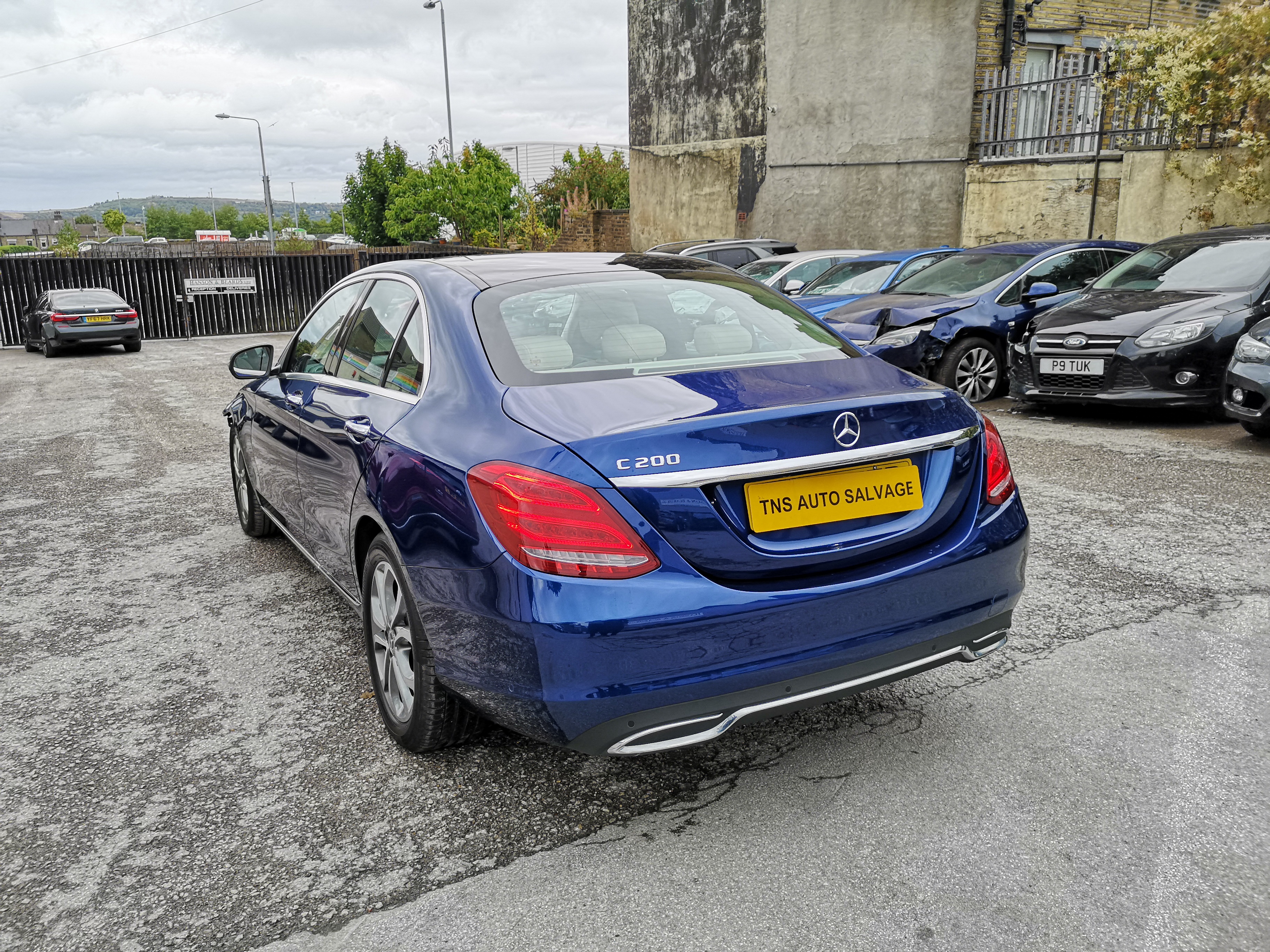 2018 MERCEDES-BENZ C CLASS C200 SPORT PREMIUM AUTO UNRECORDED DAMAGED SALVAGE