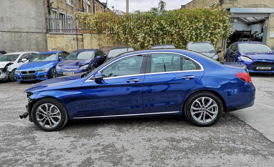 2018 MERCEDES-BENZ C CLASS C200 SPORT PREMIUM AUTO UNRECORDED DAMAGED SALVAGE