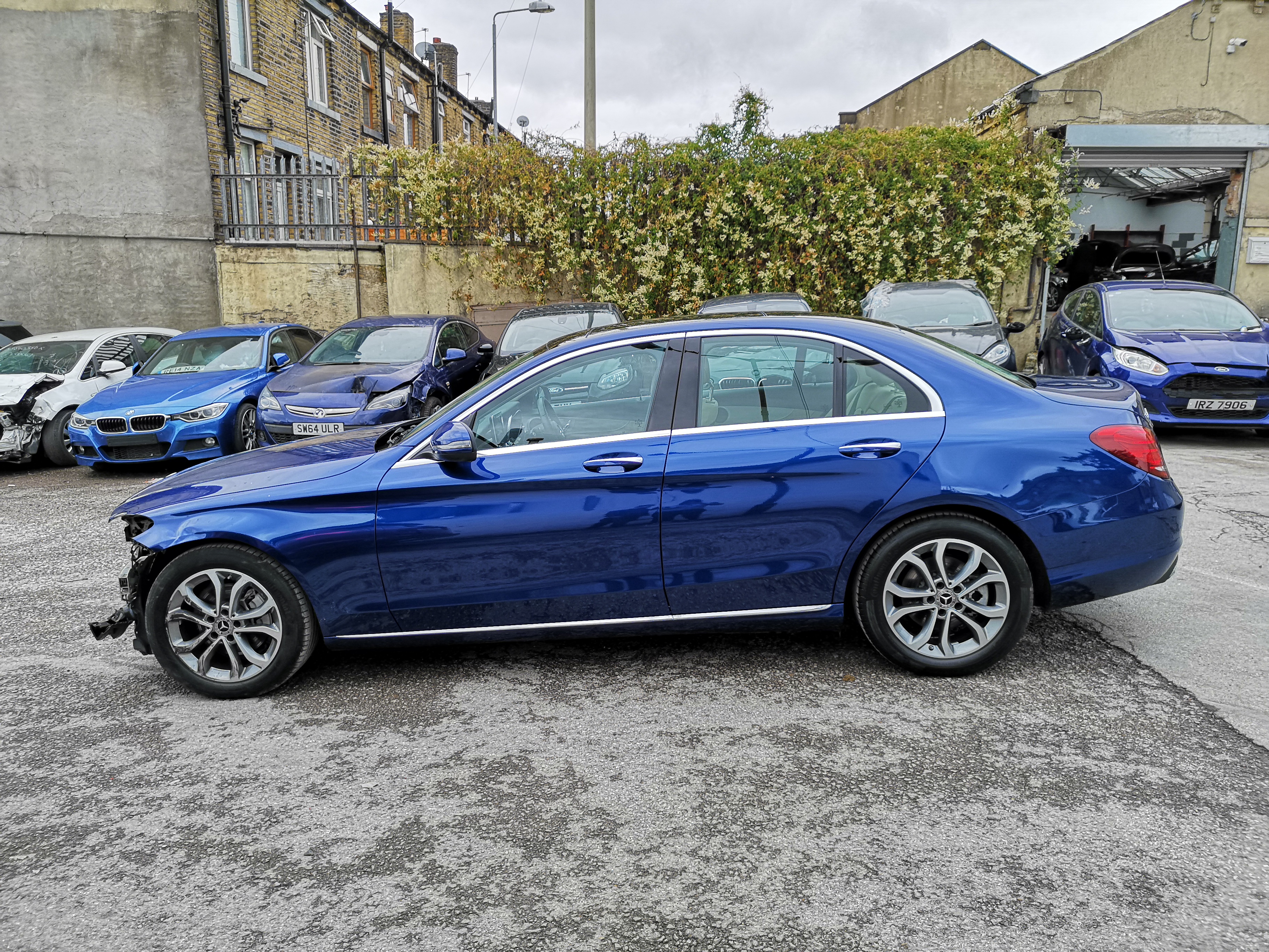 2018 MERCEDES-BENZ C CLASS C200 SPORT PREMIUM AUTO UNRECORDED DAMAGED SALVAGE