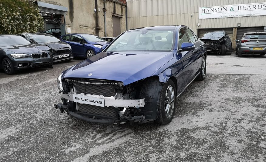 2018 MERCEDES-BENZ C CLASS C200 SPORT PREMIUM AUTO UNRECORDED DAMAGED SALVAGE