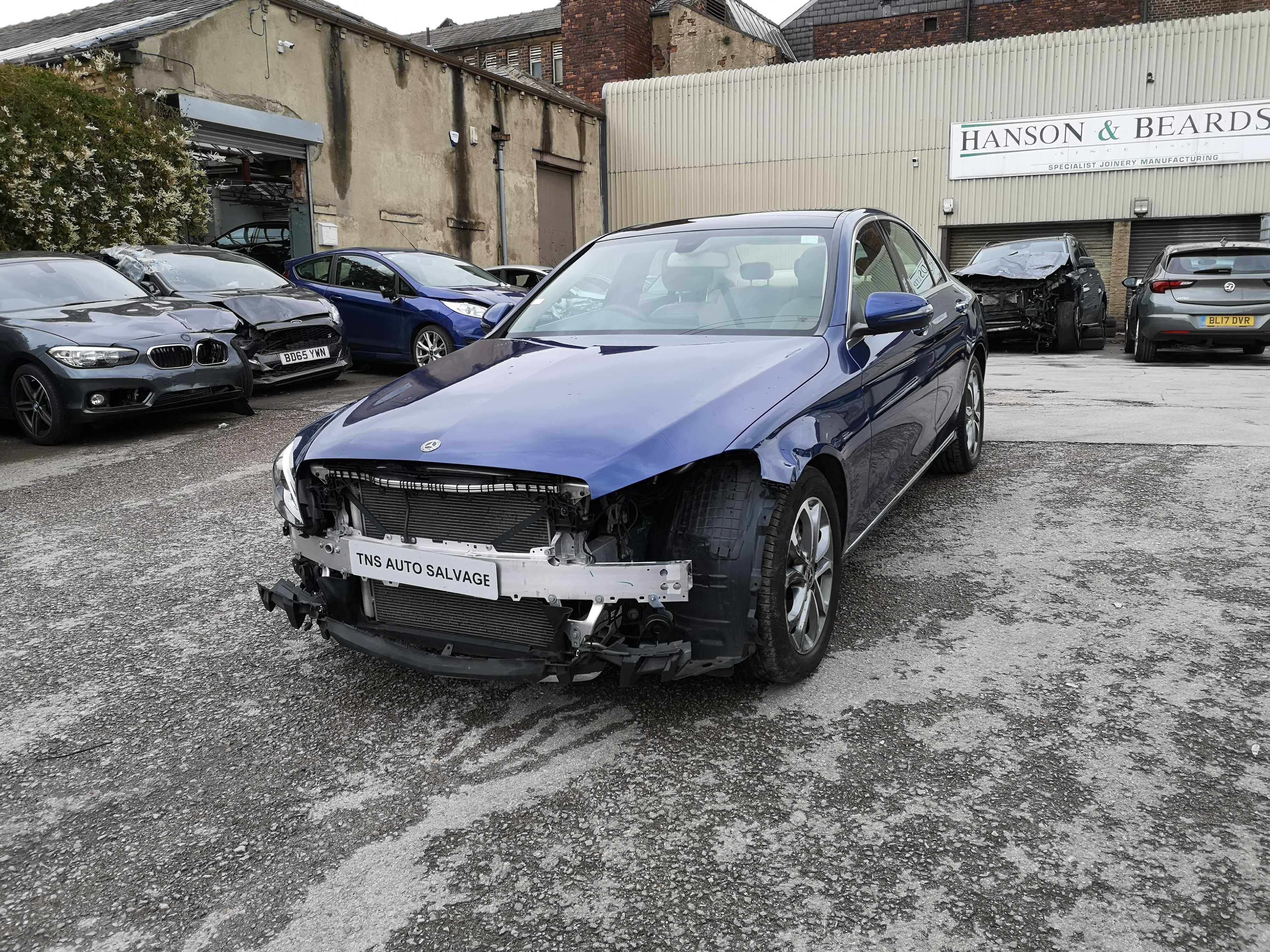 2018 MERCEDES-BENZ C CLASS C200 SPORT PREMIUM AUTO UNRECORDED DAMAGED SALVAGE