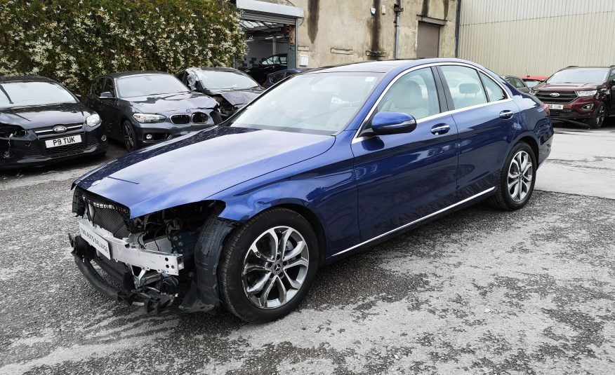 2018 MERCEDES-BENZ C CLASS C200 SPORT PREMIUM AUTO UNRECORDED DAMAGED SALVAGE