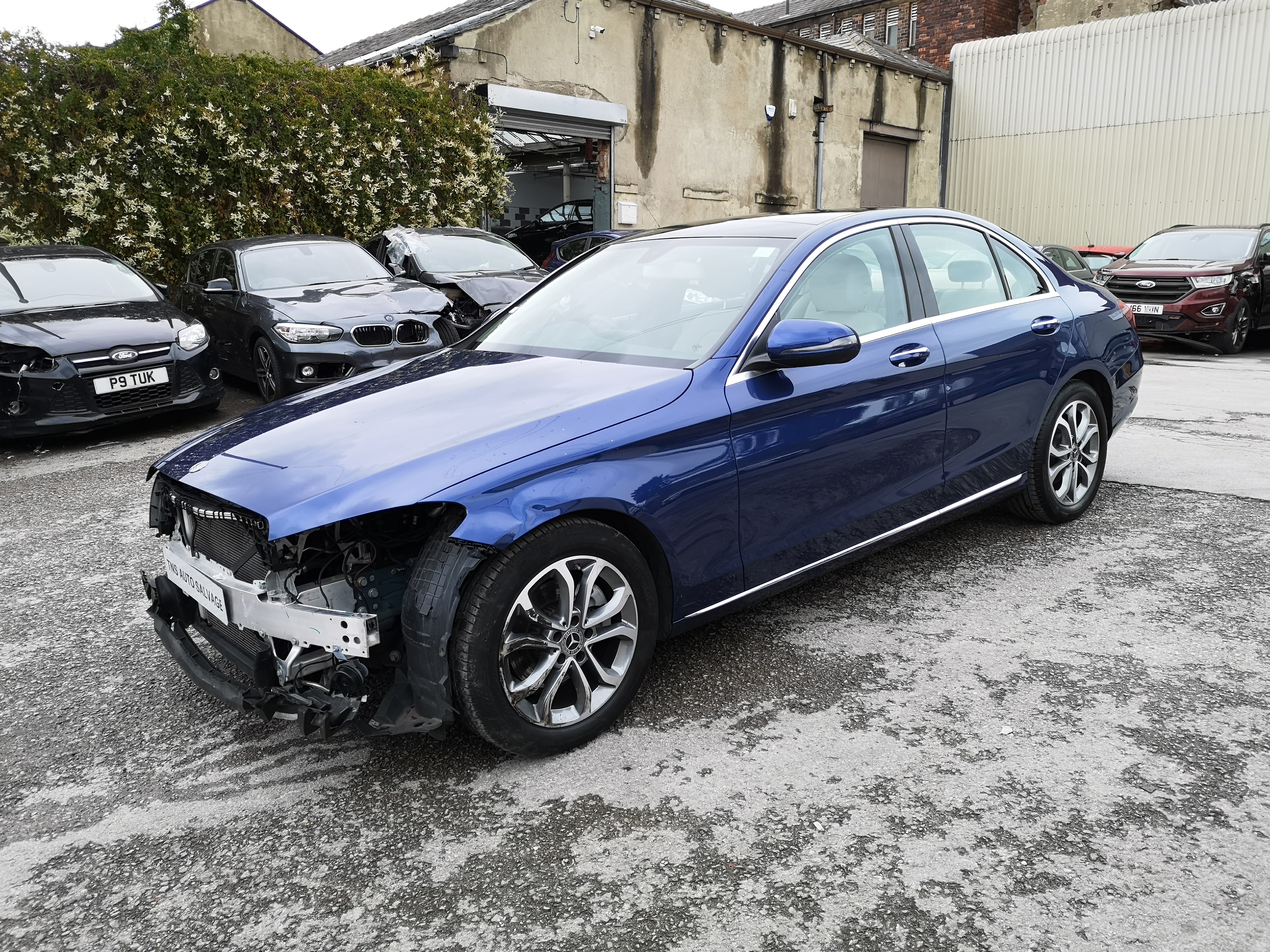 2018 MERCEDES-BENZ C CLASS C200 SPORT PREMIUM AUTO UNRECORDED DAMAGED SALVAGE
