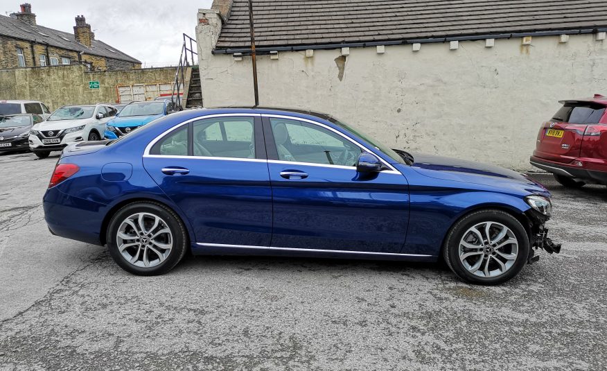 2018 MERCEDES-BENZ C CLASS C200 SPORT PREMIUM AUTO UNRECORDED DAMAGED SALVAGE