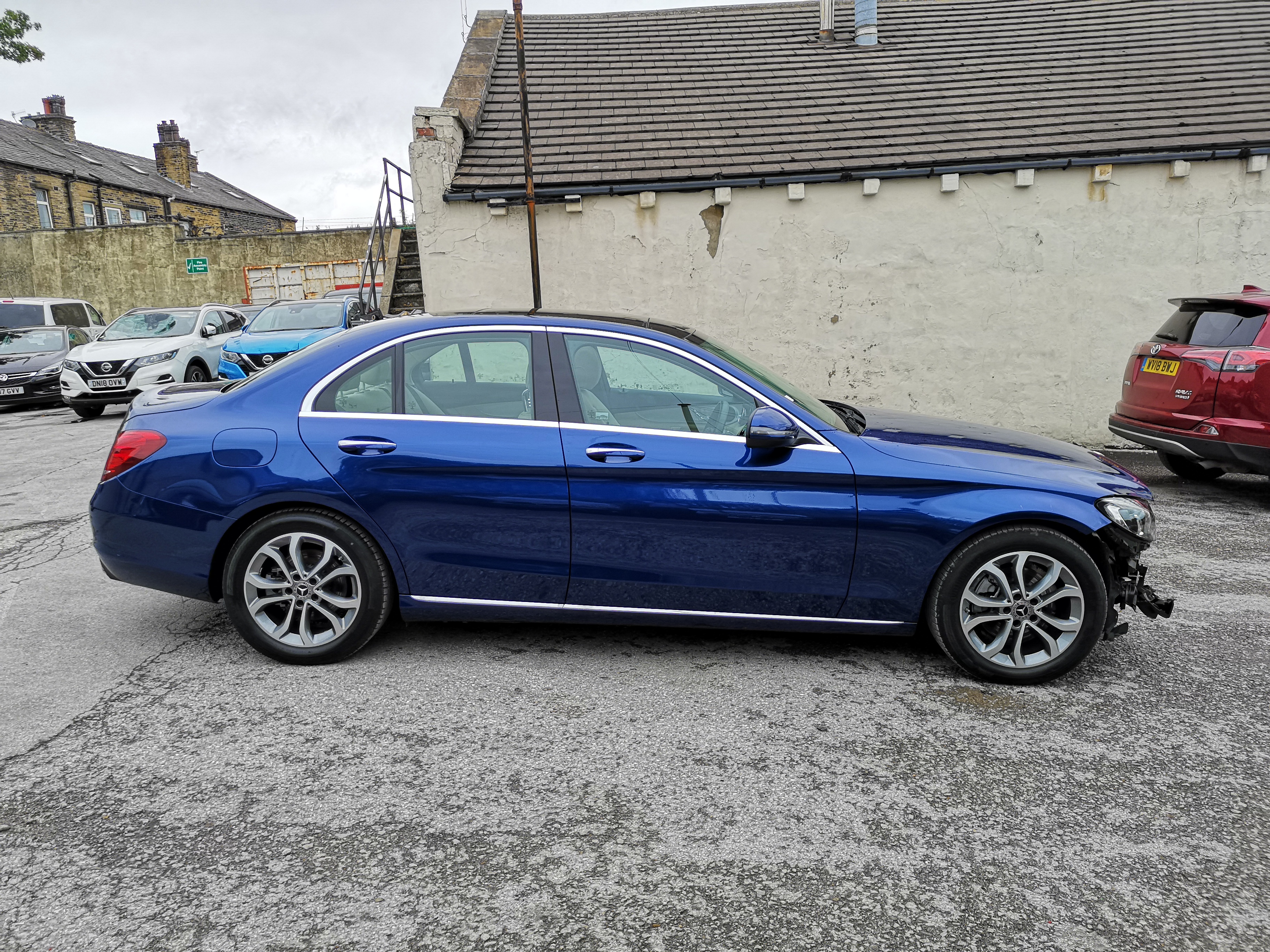 2018 MERCEDES-BENZ C CLASS C200 SPORT PREMIUM AUTO UNRECORDED DAMAGED SALVAGE