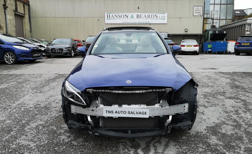 2018 MERCEDES-BENZ C CLASS C200 SPORT PREMIUM AUTO UNRECORDED DAMAGED SALVAGE