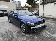 2018 MERCEDES-BENZ C CLASS C200 SPORT PREMIUM AUTO UNRECORDED DAMAGED SALVAGE