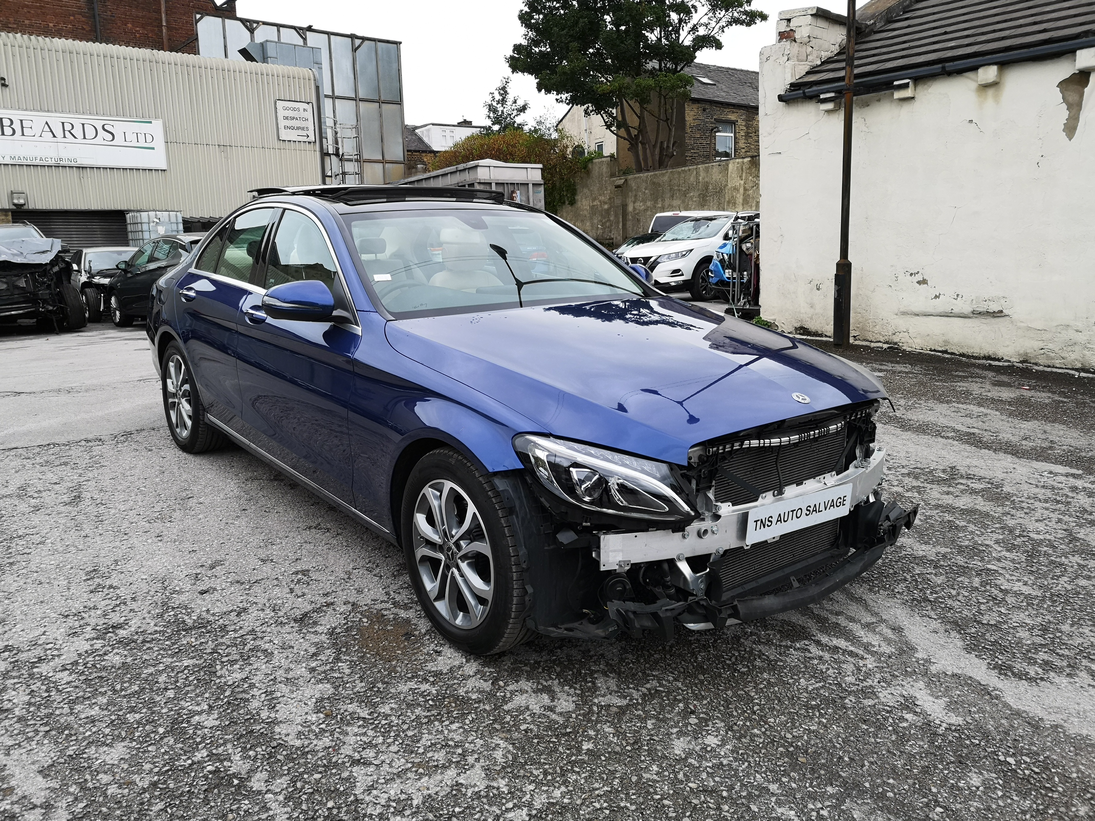 2018 MERCEDES-BENZ C CLASS C200 SPORT PREMIUM AUTO UNRECORDED DAMAGED SALVAGE