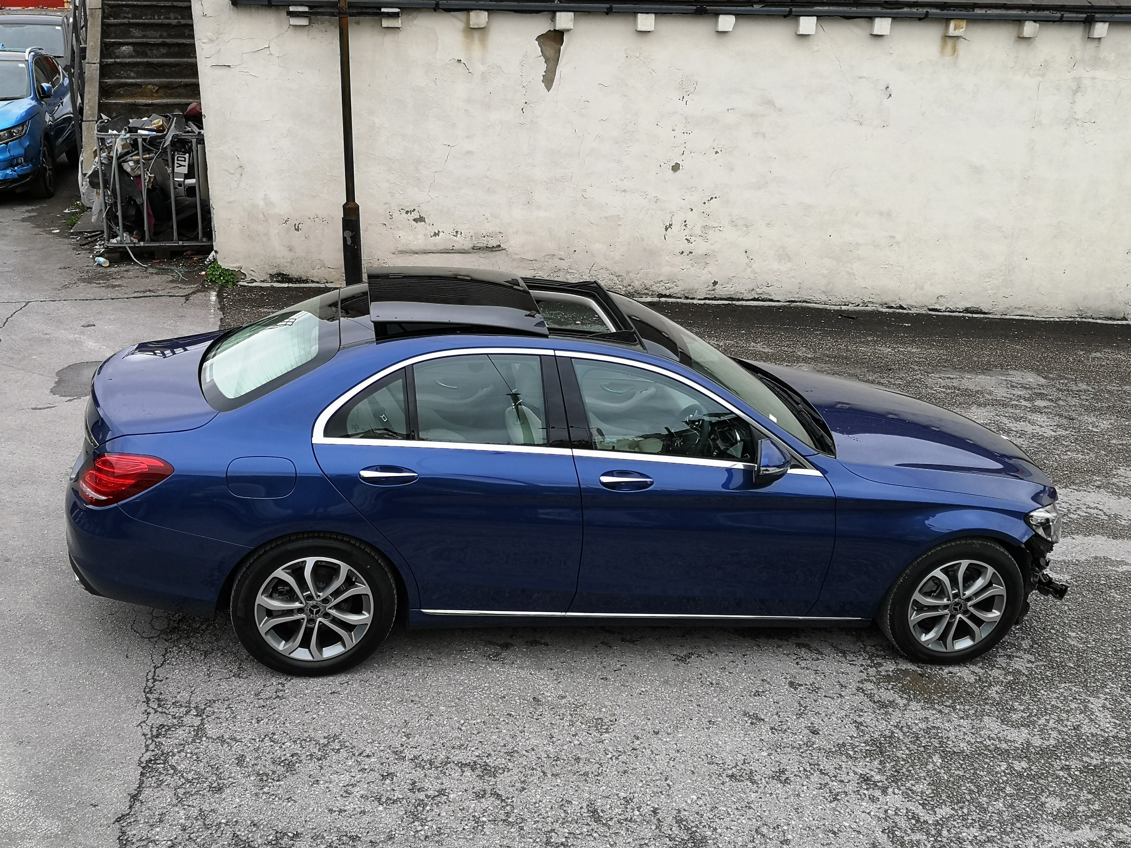 2018 MERCEDES-BENZ C CLASS C200 SPORT PREMIUM AUTO UNRECORDED DAMAGED SALVAGE
