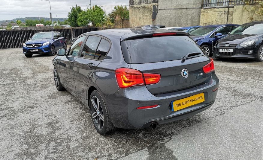 2018 18 BMW 1 SERIES 118i 1.5 SPORT SPORTS HATCH UNRECORDED DAMAGED SALVAGE