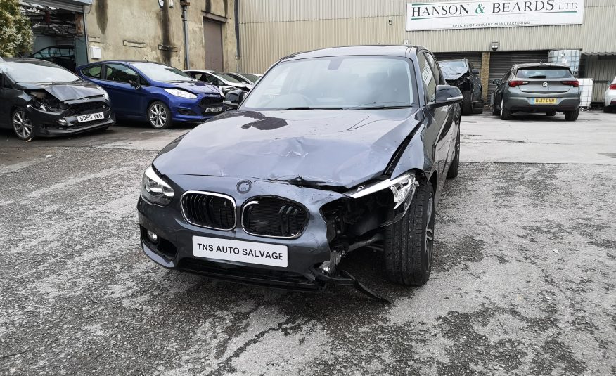 2018 18 BMW 1 SERIES 118i 1.5 SPORT SPORTS HATCH UNRECORDED DAMAGED SALVAGE