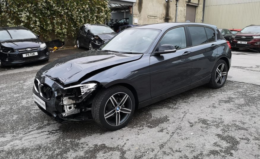 2018 18 BMW 1 SERIES 118i 1.5 SPORT SPORTS HATCH UNRECORDED DAMAGED SALVAGE