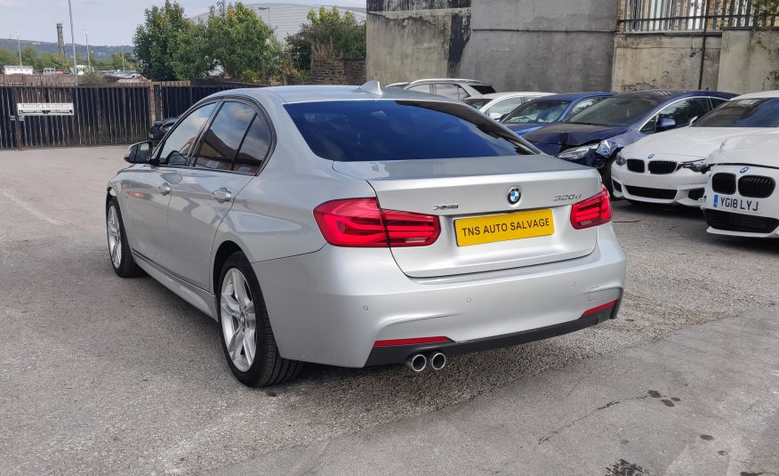 2018 BMW 3 SERIES 320D X-DRIVE 4X4 AUTO M SPORT UNRECORDED DAMAGED SALVAGE